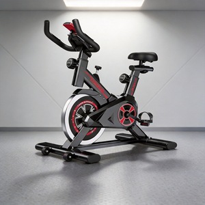 Bicicleta Estática Vertical para Ejercicio en Interiores, Color Negro y Blanco, 90x46.5x105cm, Equipo de Ejercicio Unisex para el Hogar - Product Image 2