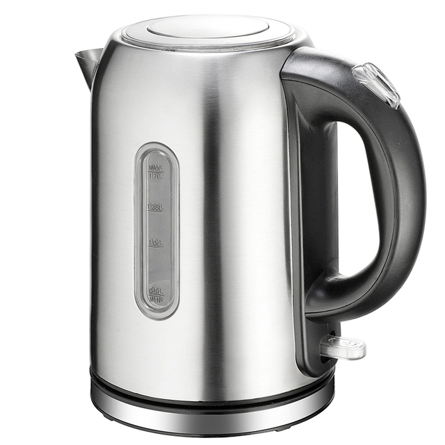 1800W Portable Stainless Steel Electric Kettle 304 Hot Water Fast Heating Safe for Tea & Coffee-for Hotels & Households