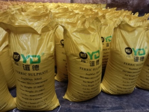 การตกตะกอนของเฟอร์ริกซัลเฟตซัลเฟตซัลเฟตที่มีความบริสุทธิ์สูงได้รับการรับรองจาก NSF - Product Image 3