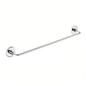 Toallero de 40 cm con acabado cromado, accesorio de baño - Product Image 3