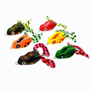 Cao su ếch thu hút 8G ếch Mồi Câu Cá nhân tạo mềm mồi chất lượng móc Topwater - Product Image 5