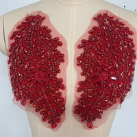 Nouvelles dentelles en diamant faites à la main, paillettes, accessoires de robe de mariée, accessoires de coiffure, vêtements DIY