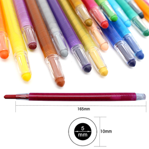 Facile da <span class=keywords><strong>disegnare</strong></span> <span class=keywords><strong>pastelli</strong></span> a forma di pastello <span class=keywords><strong>per</strong></span> bambini 12 colori in plastica <span class=keywords><strong>per</strong></span> il corpo <span class=keywords><strong>pastelli</strong></span> a cera Custom Twistable con logo stampato - Product Image 4