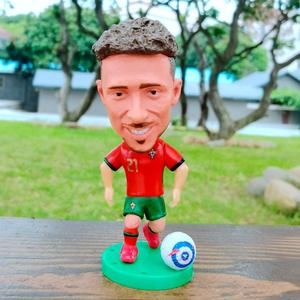 Figurine d'action sur le thème du football pour le Portugal : Ronaldo, Pepe, Jota, B. Fernandes – Ornement de divertissement - Product Image 3