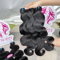 Lots de Cheveux Humains Naturels Bruts Vierge de Qualité 15A – Vente en Gros de Cheveux Brésiliens de Haute Qualité, Tissage Ondulé (Body Wave)