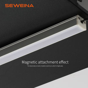 Ultra schlanke Kleider schrank Lampe <span class=keywords><strong>LED</strong></span> lineare Leuchte Glas Vitrine <span class=keywords><strong>LED</strong></span>-Streifen Lichter Regal Licht - Product Image 6