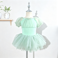 Jupe tutu colorée à manches bouffantes pour filles, tutu de ballet pour enfants