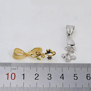 Korean Handmade S925 Silver Baroque Pearl Pendant Female's Special-Shaped Necklace Empty Holder <b>Accessory</b> 1429-<b>DIY</b> Jewelry <b>Bag</b> - Product Image 3