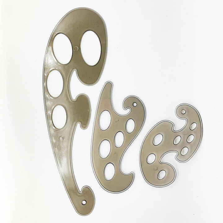 12 Righelli Allineamento T-Shirt - Guida Per Disegno E Posizionamento, Trasparente, Con Scala - Foto 12