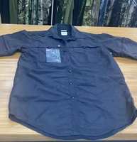 Kemeja Mancing Lengan Panjang Berkerah Kancing Depan Logo Kustom, Kemeja Outdoor Hiking Lengan Panjang Anti UV