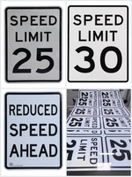 Panneau de signalisation routière à LED solaire, en aluminium réfléchissant, lumière d'avertissement routière haute visibilité, signalisation de limitation de vitesse