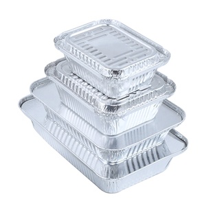 Contenedores Desechables <span class=keywords><strong>de</strong></span> <span class=keywords><strong>Aluminio</strong></span> <span class=keywords><strong>de</strong></span> 8.8oz, Marca OEM, con Tapa, <span class=keywords><strong>para</strong></span> Alimentos - Product Image 2