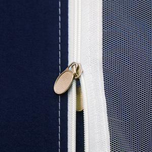 Örgü kumaş ve kumaş kumaş çift katmanlı hayranları için perdeler bar ile yukarı ve aşağı yurt cibinlik yatak gölgelik - Product Image 2