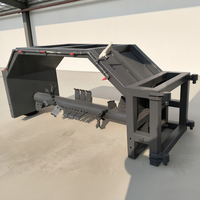 Retourneur de compost tracté par tracteur avec moteur, haute efficacité, longue durée de vie, certifié CE, livraison rapide