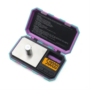 Digital Pocket Scale Portable 50g/0.001g/ 200g/0.01g Weigh Gram Scale For  Jewelry Weighing
