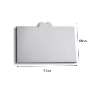 New Style Special Design Silkscreen Metal Dual Side <b>Compact</b> <b>Mirror</b> with PU Pouch - Product Image 5