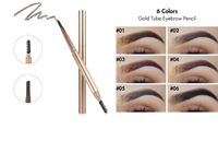 Haute Qualité Automatique Or Cosmétiques Nouvelle Arrivée Marque Privée Maquillage Des Yeux Eyeliner Crème Forme Étanche Minéral Crayon À Sourcils