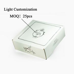 กล่องไปรษณีย์พิมพ์ลายตามสั่ง MOQ ต่ำ ราคาพิเศษ กล่องกระดาษคราฟท์รีไซเคิลสำหรับถุงเท้า เสื้อผ้า ชุดชั้นใน รองเท้า ของขวัญ - Product Image 4