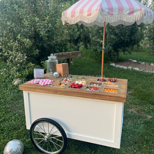 LEDA Nouveauté Chariot à Desserts et Bonbons Détachable Personnalisé Blanc Moderne en Métal pour Mariages et Événements - Product Image 3