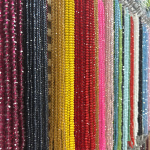 JC 크리스탈 4mm-8mm 유리 구슬 대량 느슨한 라운드 Rondelle 램프 워크 묵주 만들기 유리 구슬 - Product Image 5