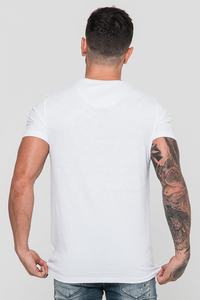 Otoño verano manga corta pulóver camiseta personalizada blanco puro algodón y poliéster fábrica al por mayor - Product Image 2