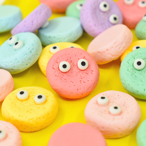 Cabujones de resina redondos con forma de galleta de colores surtidos Kawaii para manualidades DIY, pendientes y accesorios para llaveros - Product Image 4