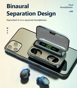 Pabrik murah F9-5 laris F9-5C Audifonos earphone nirkabel V5.2 TWS headphone In-ear Gaming earbud F9 - Product Image 5