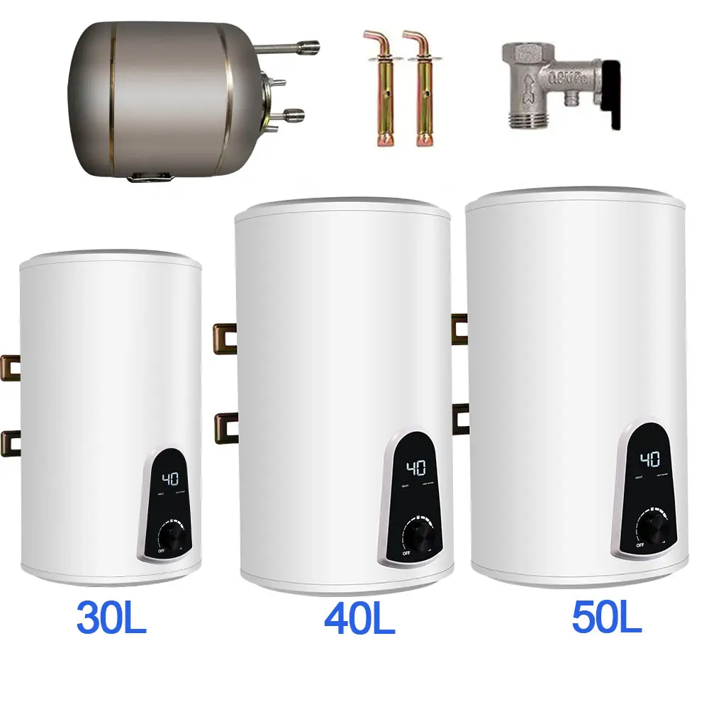 เครื่องทำน้ำร้อนไฟฟ้าสำหรับ30L ติดผนัง50แกลลอนเครื่องทำน้ำร้อนไฟฟ้าในบ้านทั้งบ้านที่เก็บ50L 60L 100L โรงแรม