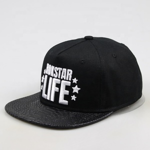 Custom Made <strong>Personalised</strong> Oem Old School Leather Strap Mens Snakeskin Snapback Caps <strong>Hats</strong> - Product Image 3