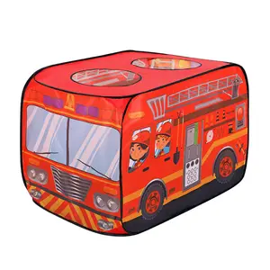 Wholesale Kids Play Tent Ice Cream Truck Police Car Fire Truck Play House Toys Tent for Kids for baby