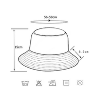 Chapeau Bob Rétro Unisexe en Coton Imprimé Plaque d'Immatriculation, Respirant à Large Bord, Protection Solaire, pour l'Été, Quotidien, Extérieur, Plage, Style Pêcheur Urbain