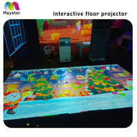 Projection de mariage 3d cartographie sol interactif logiciel de projecteur de sol mobile pour la décoration de banquet de fête