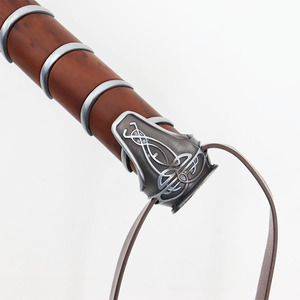 Marteau de <span class=keywords><strong>Thor</strong></span> Mjolnir en métal, modèle de mythologie nordique, thème dessin animé, pour enfants de 5 ans et plus, idéal pour l'affichage et le cosplay - Product Image 2