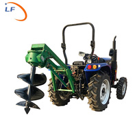 Machine à creuser les trous à haute productivité, 25 cv, 50 cv, tracteur de sol à 3 points monté sur le poteau