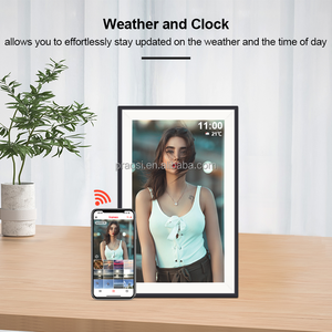 15.6 Inch Khung Ảnh Kỹ Thuật Số Với 1080P IPS Màn Hình Wifi <span class=keywords><strong>Video</strong></span> Phát Lại Hình Ảnh Khung-Tải Lên Qua Khung Ứng Dụng Thông Minh Hình Ảnh Hiển Thị - Product Image 4