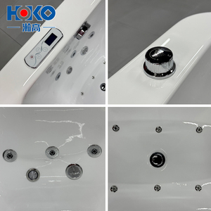 <span class=keywords><strong>Baignoire</strong></span> spa blanche au design moderne pour bébé Fonction de trempage pour piscines intérieures Hôtels Villas avec égouttoir inclus - Product Image 6