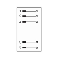 BAYMRS 4 broches 7/8 connecteur circulaire bornes à ressort mâles avec prise en plastique 7/8 un Code