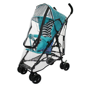 Universale Accessori Trasparente Maglia Antivento Polvere Impermeabile a prova di Pioggia Ombra Protector Shield Copertura Della Pioggia Per Il Bambino <span class=keywords><strong>Passeggino</strong></span> - Product Image 5