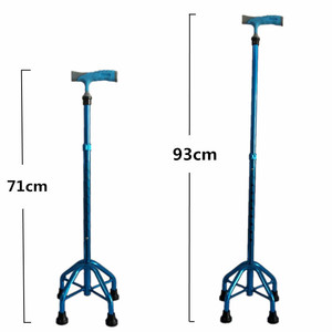 Canne de marche réglable à quatre pieds en alliage d'aluminium antidérapante pour personnes âgées et handicapées, aide à la mobilité - Product Image 3