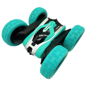 Macchinina per bambini <span class=keywords><strong>RC</strong></span> 2.4Ghz veicolo binario a doppia faccia plastica telecomando rotolamento Stunt Car - Product Image 1