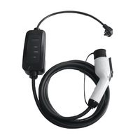 Meilleure station de recharge portable pour véhicules électriques 16A Saej 1772 Mode2 Chargeur EV portable