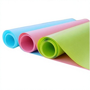 Tapete de Yoga Antideslizante de Goma, Rectangular, Color Sólido, Tapete de Ejercicio Rosa, Azul, Verde - Product Image 3