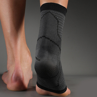 Soutien de cheville en tricot élastique de protection respirante en nylon unisexe