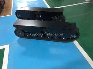 Telaio Cingolato <span class=keywords><strong>per</strong></span> Robot, Mini Escavatore a <span class=keywords><strong>Benzina</strong></span> con Cingoli in <span class=keywords><strong>Gomma</strong></span>, Piattaforma Cingolata Elettrica 48V - Product Image 4