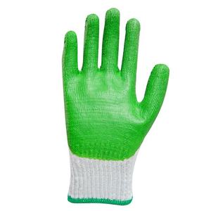 Guantes de Seguridad CITICITY Recubiertos de Látex Verde Calibre 10, Absorbentes de Humedad, Lavables a Máquina, con Puño de Punto, Guantes de Protección - Product Image 3