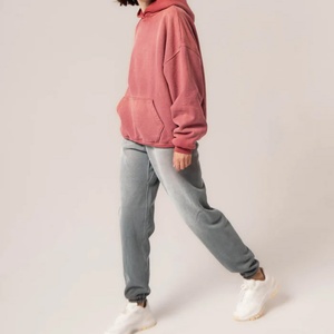 Sweat à capuche unisexe en molleton double couche surdimensionné en coton de style streetwear OEM - Product Image 6