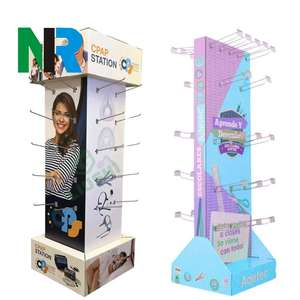 Düşük adedi evcil hayvan atıştırmalığı karton sergi standı <span class=keywords><strong>Pet</strong></span> kedi köpek maması zemin sergi rafı perakende mağaza <span class=keywords><strong>Pet</strong></span> oluklu kanca kağıt teşhir rafı - Product Image 1