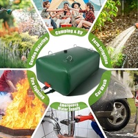 Réservoir d'eau pliable, sac de stockage d'eau portable, grande capacité, conteneur d'eau pliable pour une utilisation en extérieur d'urgence