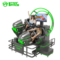 Simulateur de conduite VR sur le thème de l'espace pour parc d'attractions, simulateur de jeu de conduite VR pour parc d'attractions