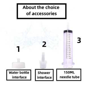 Tıbbi silikon su püskürtme şişme Anal Plug Anal lavman temizleyici anüs dilatör yapay penis silikon <span class=keywords><strong>Buttplug</strong></span> genişletici yıkayıcı - Product Image 4